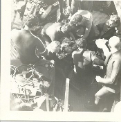 LeRoy laying on deck minutes after great white shark attack 1962 San Francisco